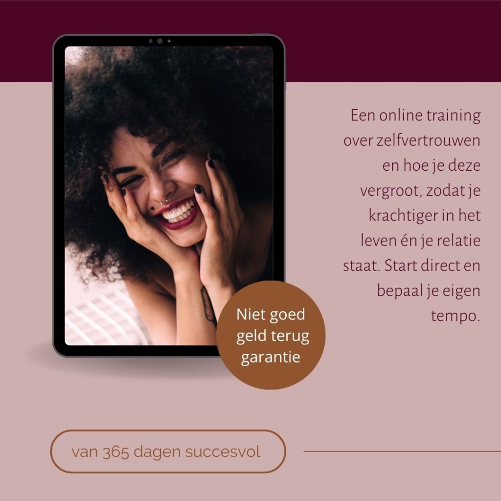 Cursus zelfvertrouwen krijgen - krachtiger in je relatie staan